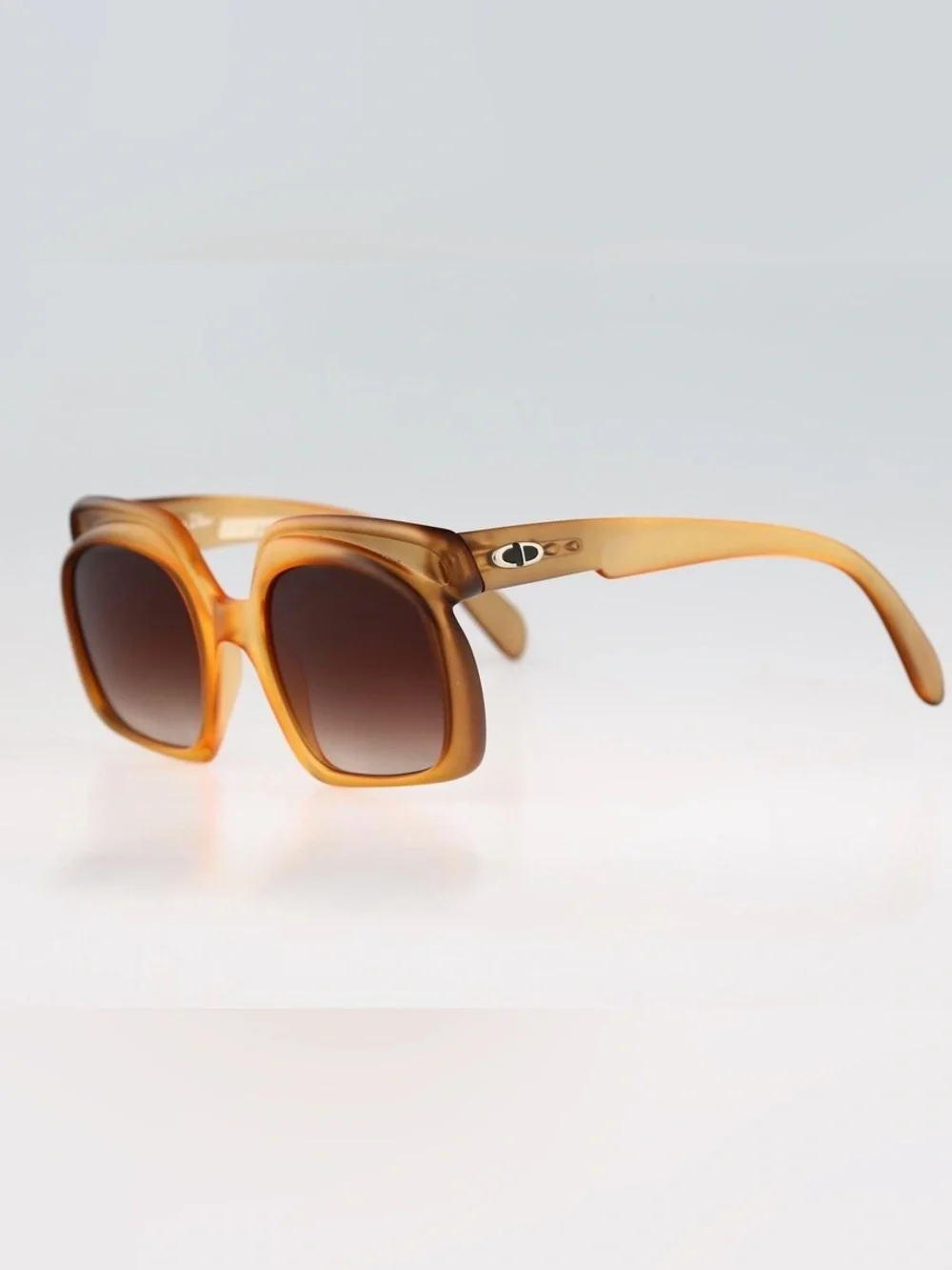 Christian Dior Vintage Matte Amber Sunglasses